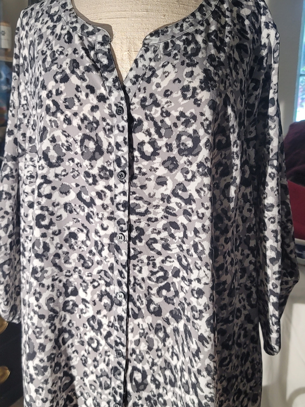 Catherines Leapord Print Top